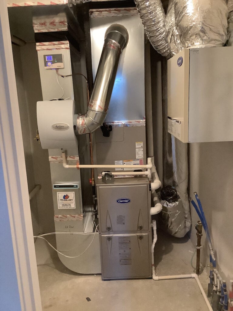 Furnace replacement for more efficient heating system