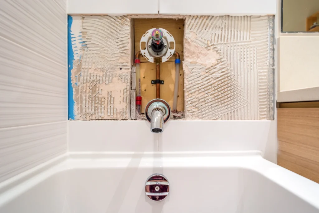 shower plumbing maintenance