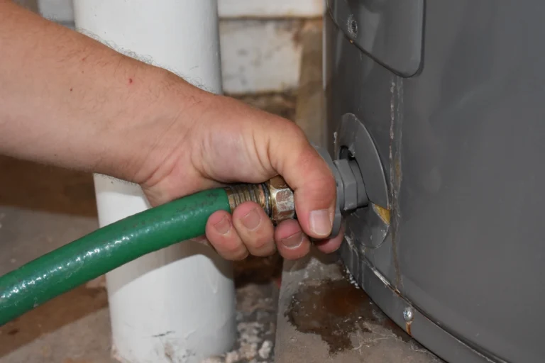 drain valve leaking heater