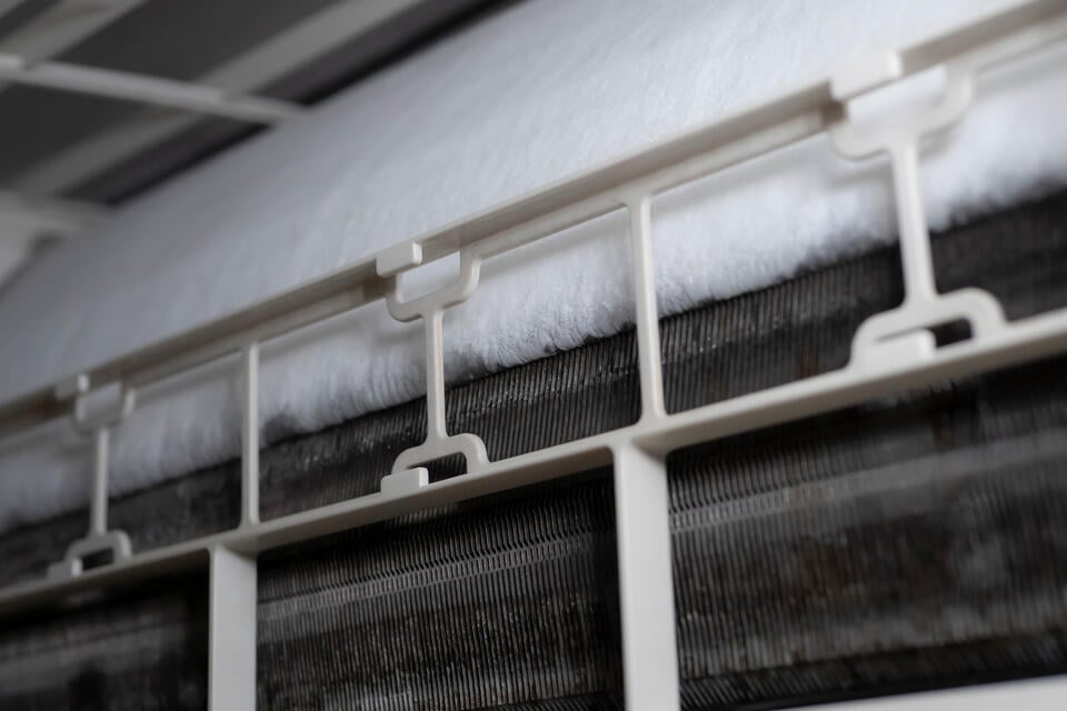 low refrigerant-ice build up on ac coils
