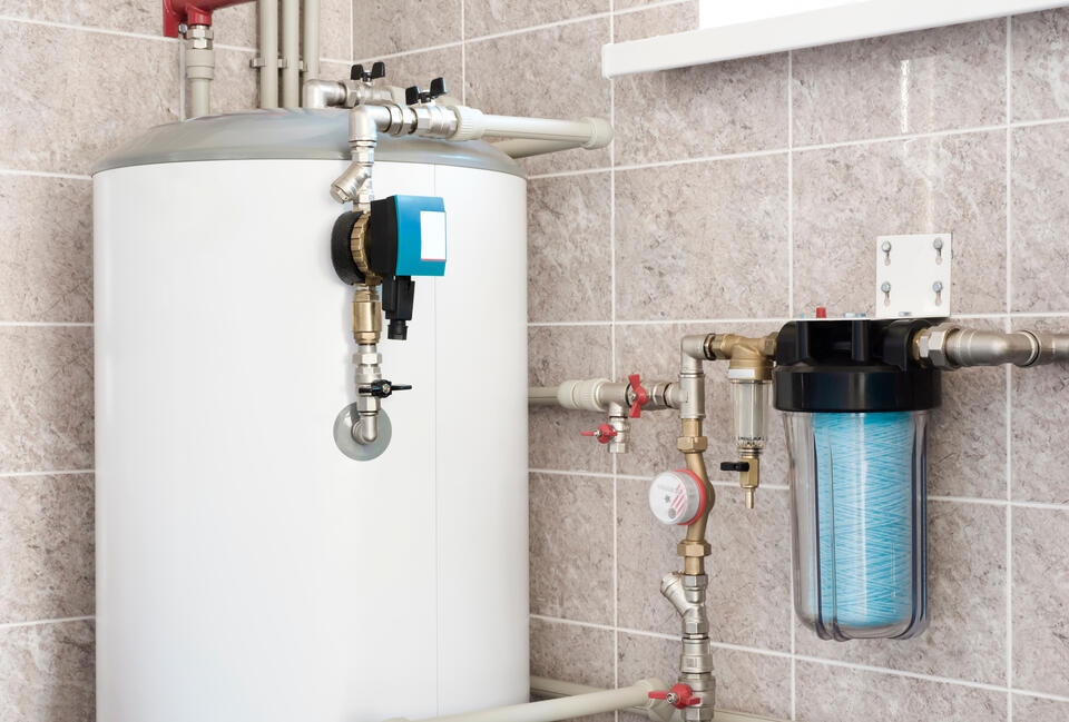what is a boiler-white boiler in house basement